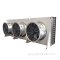 Cold room cooling unit evaporator